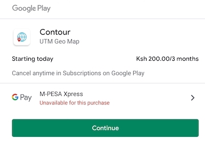 UTM Geo Map Problem With In-APP Purchase
