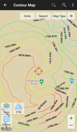 Contour Elevation Label