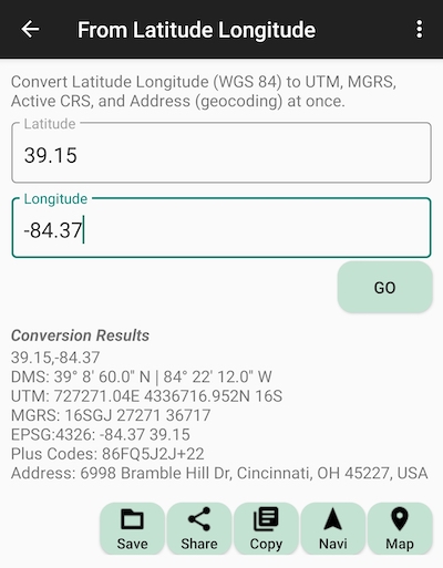 UTM Geo Coordinate Converter Module