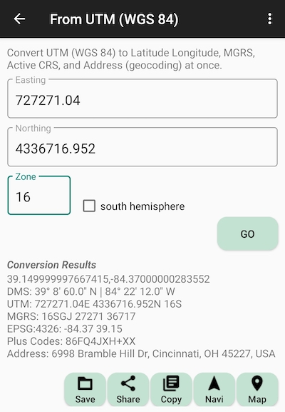 UTM Geo Coordinate Converter Module