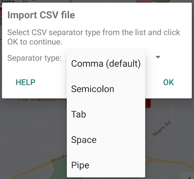Import CSV File