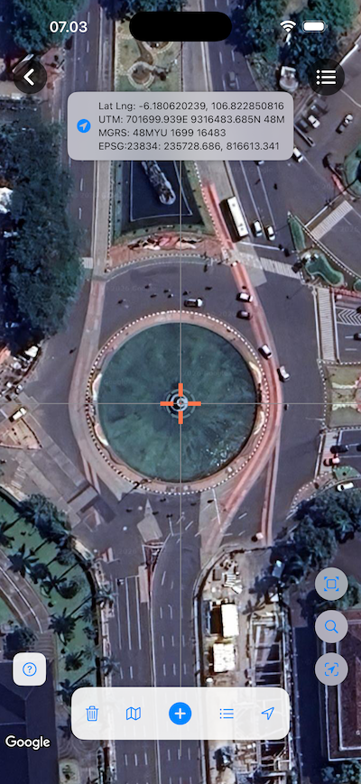 UTM Geo Map for iPhone