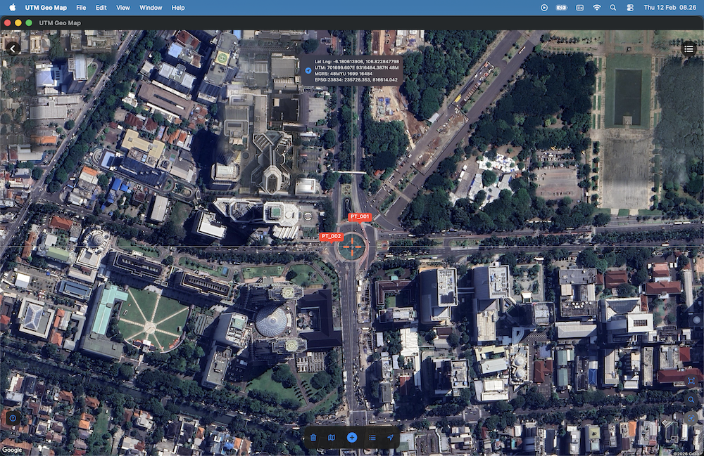 UTM Geo Map for iPhone